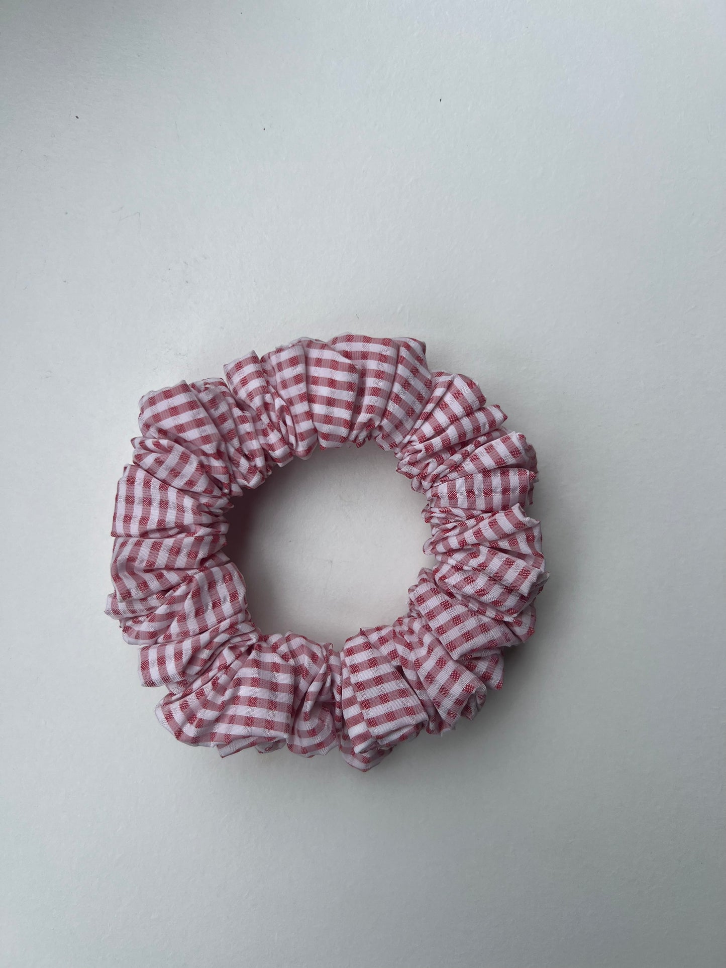 Scrunchie a Righe Gingham