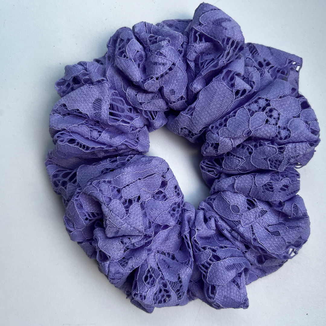 Scrunchie in Pizzo -2  Colori Vivaci