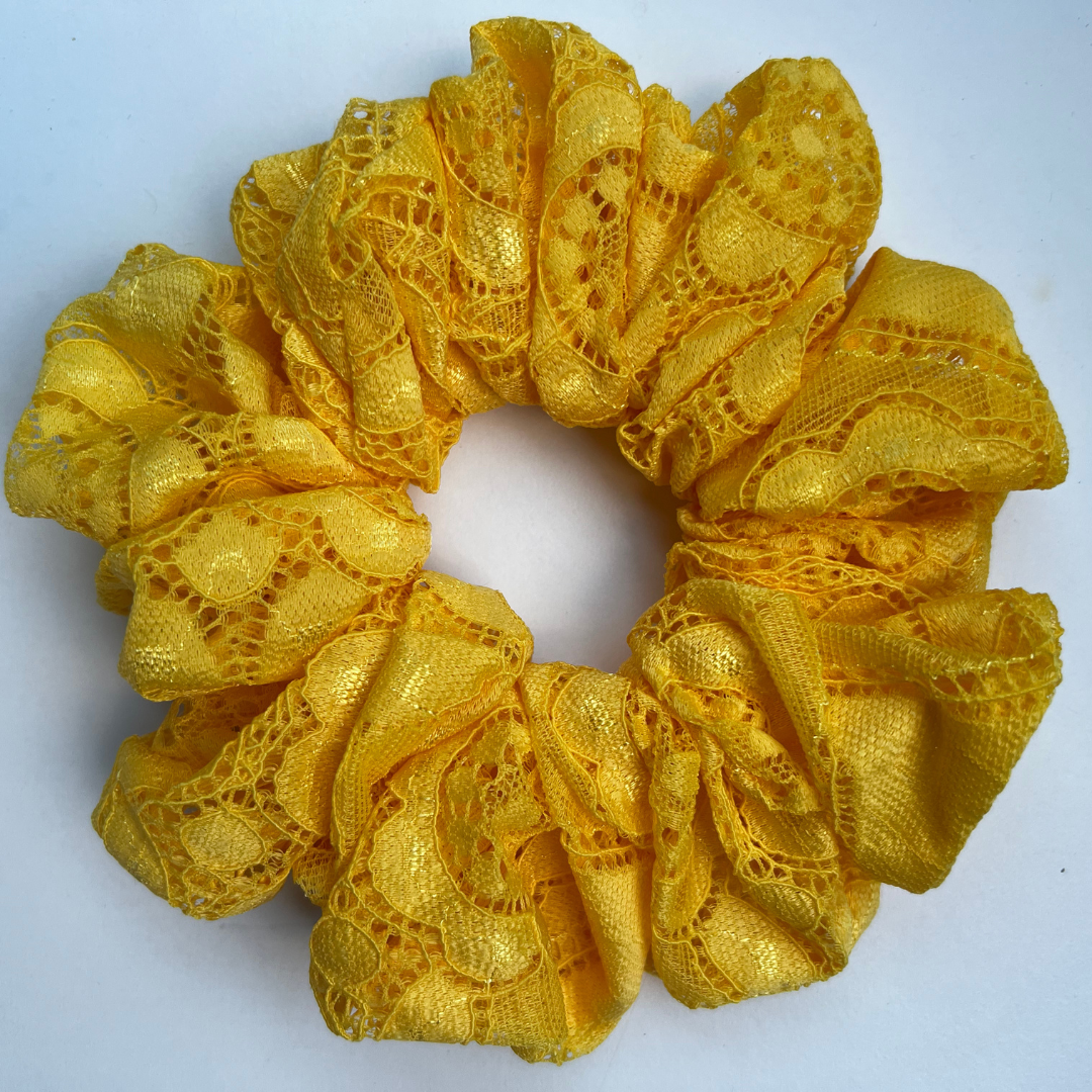 Scrunchie in Pizzo -2  Colori Vivaci