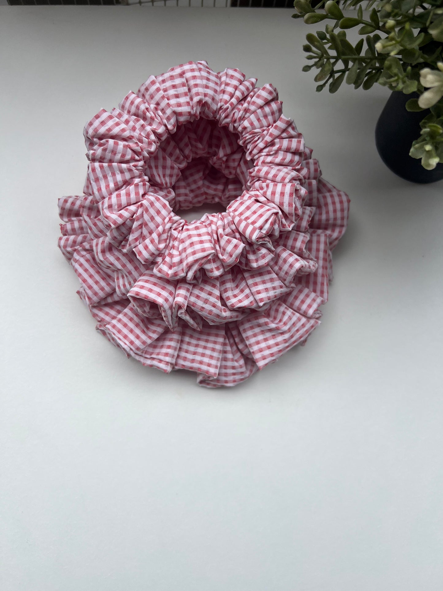 Scrunchie a Righe Gingham