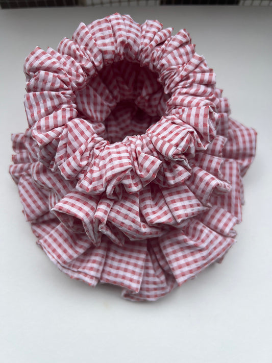 Scrunchie a Righe Gingham