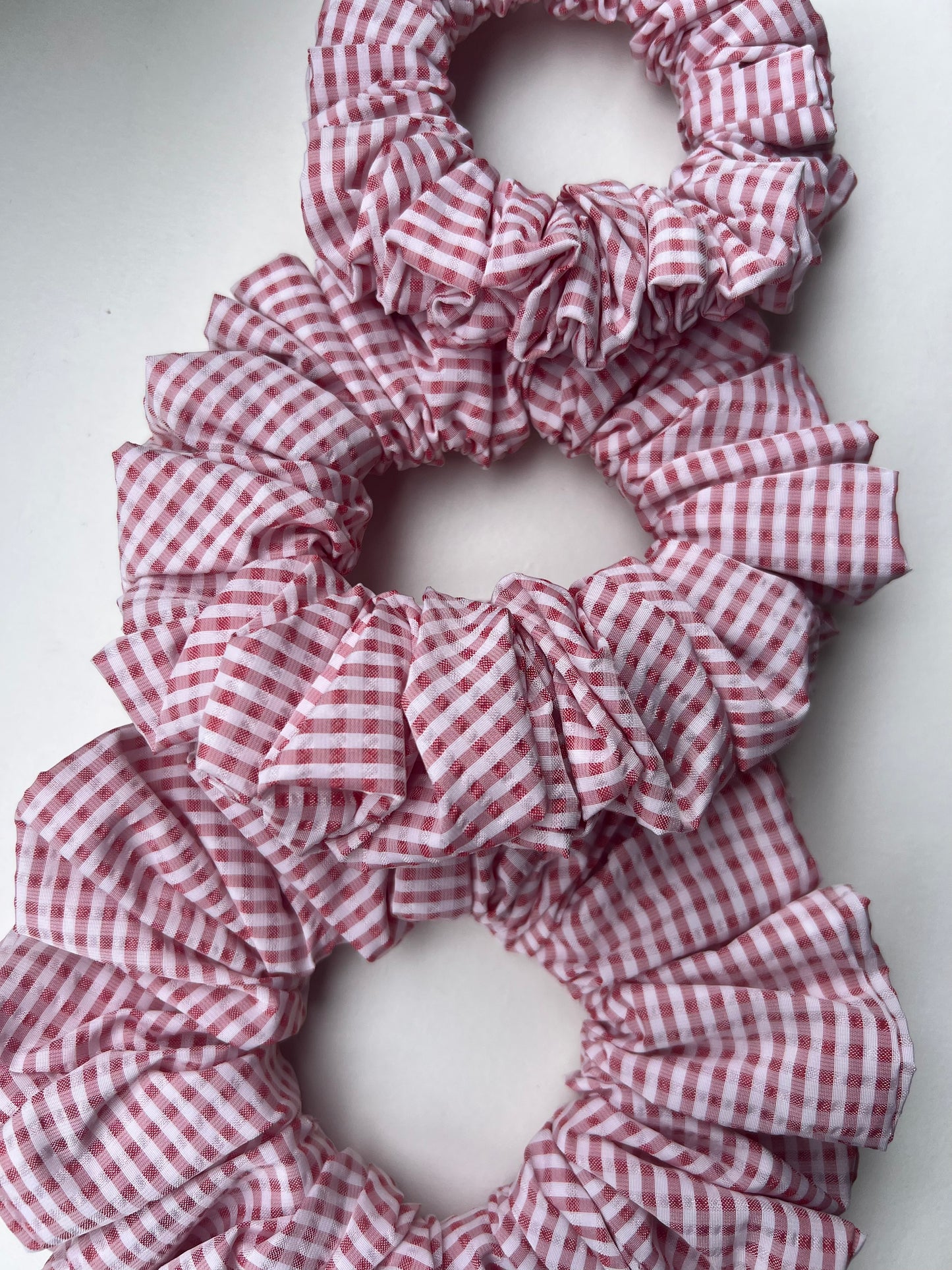 Scrunchie a Righe Gingham