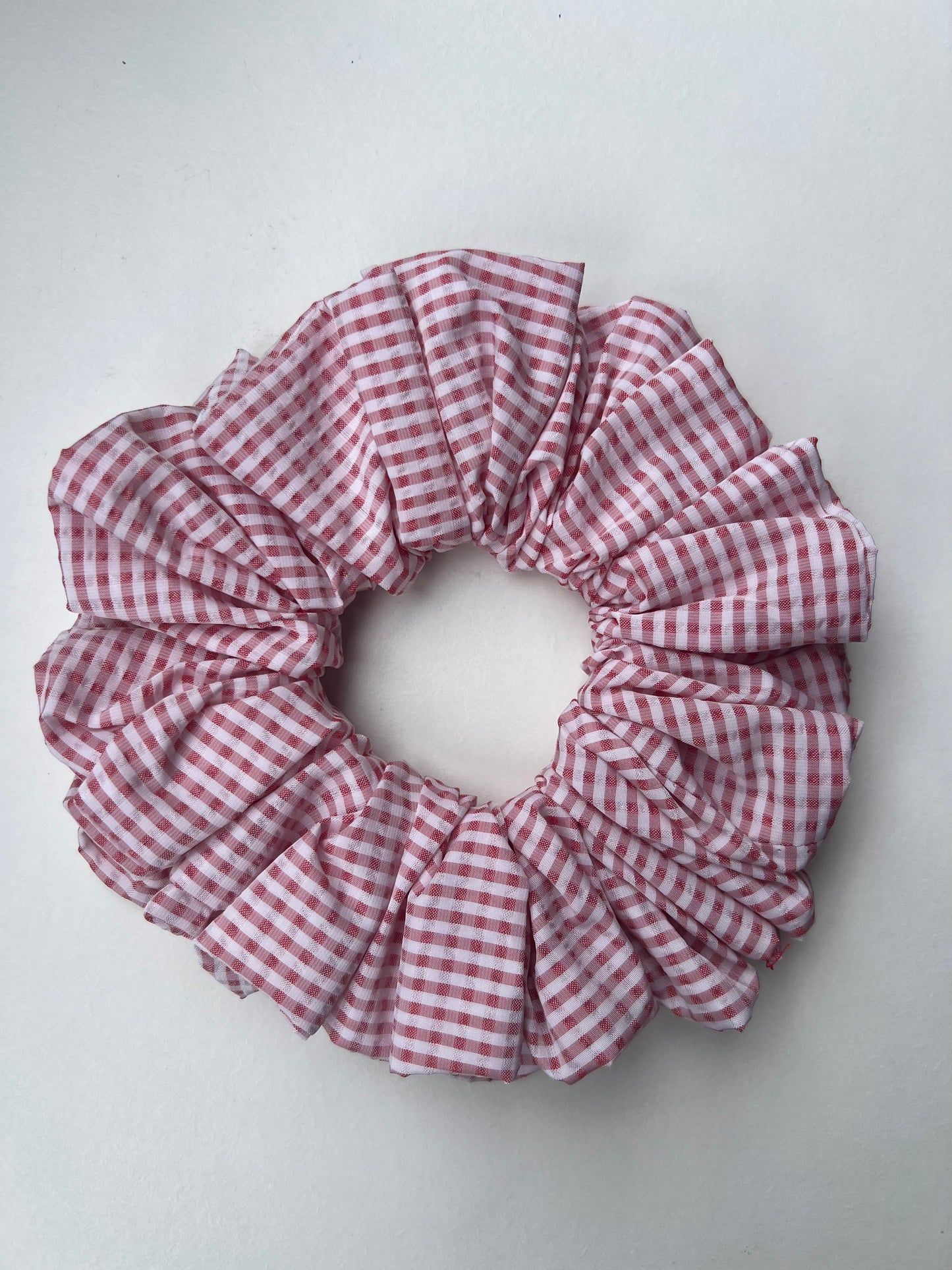 Scrunchie a Righe Gingham