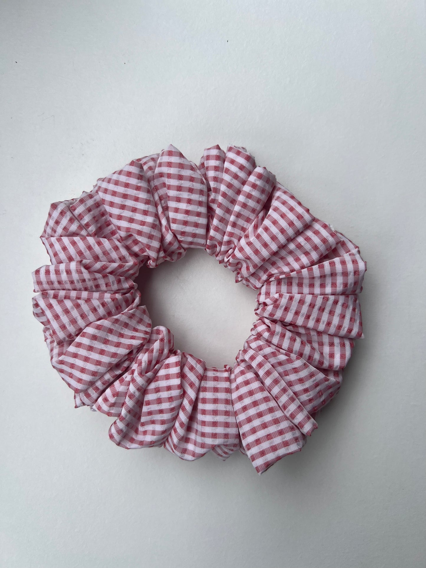 Scrunchie a Righe Gingham