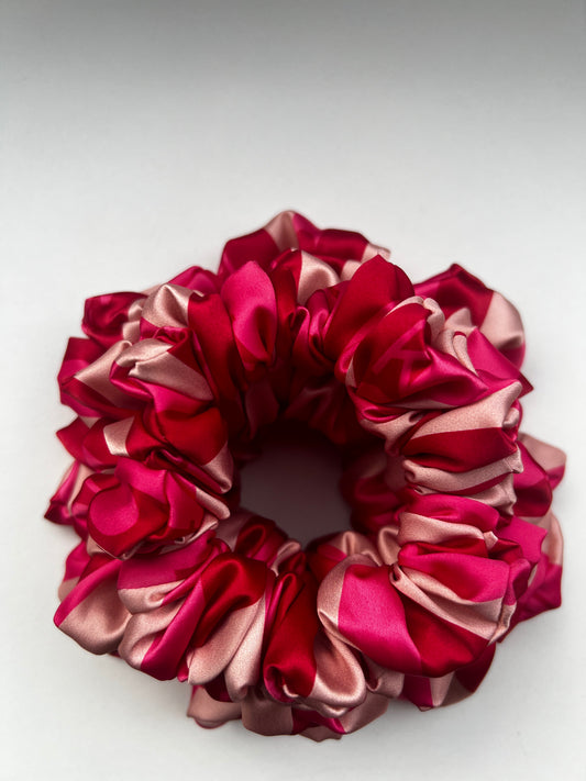Blush & Berry Scrunchies in Raso di Lusso