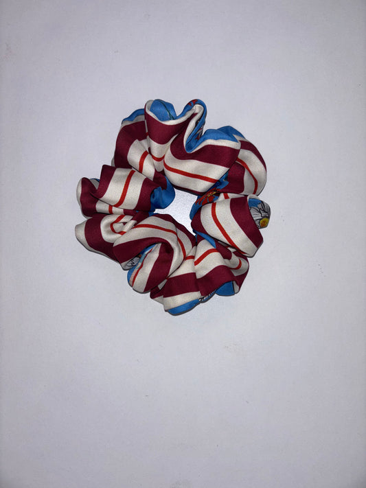Scrunchie Reversibile -A Righe &Floreale